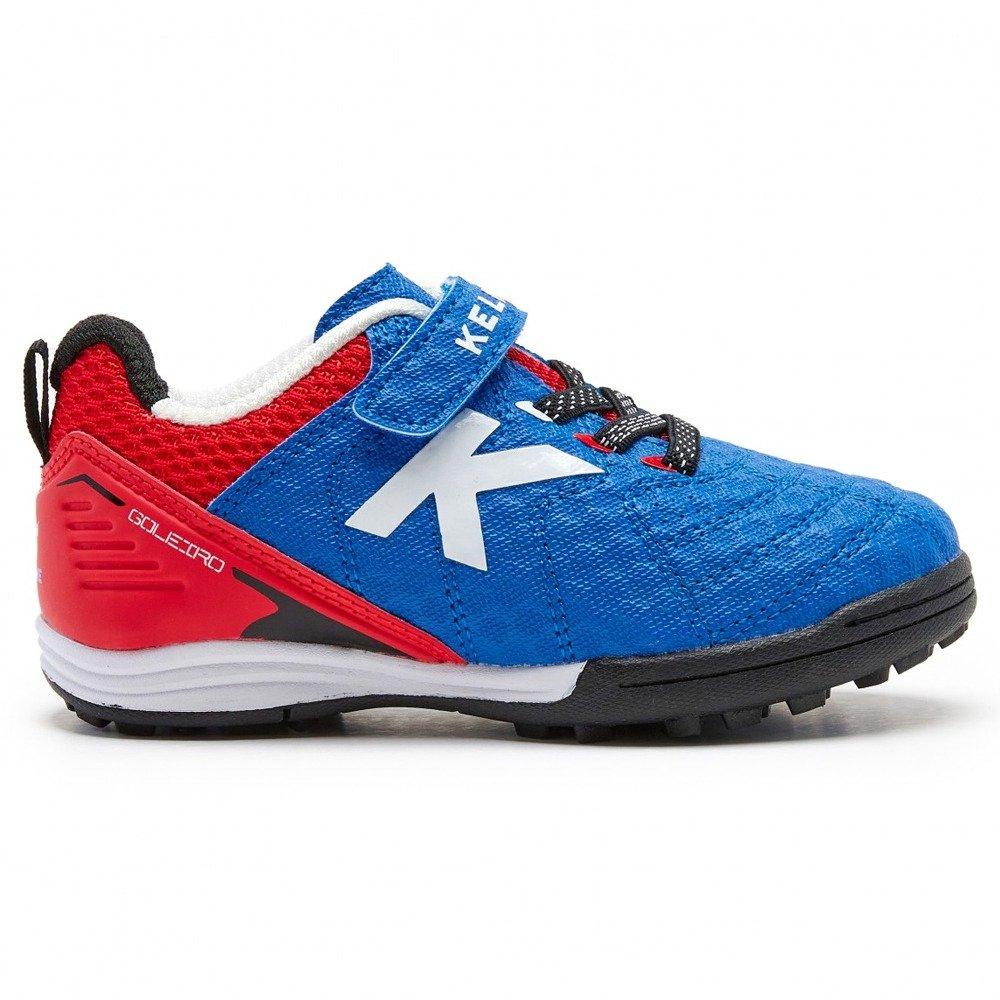 Calzado de Fútbol Kids Goleiro Turf Elastic Azul/Rojo 31 (EU)